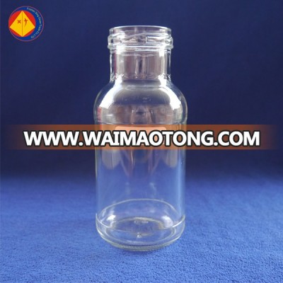 China new products new used for storage short neck glass beverage bottles wholesale