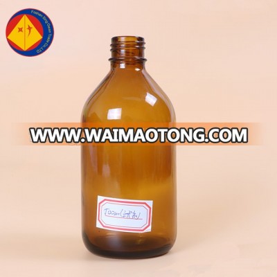 Wholesale medicine 500 ml glass reagent amber bottle