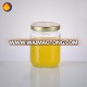 China supplier 8 oz empty honey glass jar food with lid