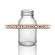 Best selling clear medicine glass bottle with screw cap